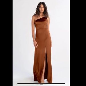 Jenny Yoo Jensen Dress in Rust